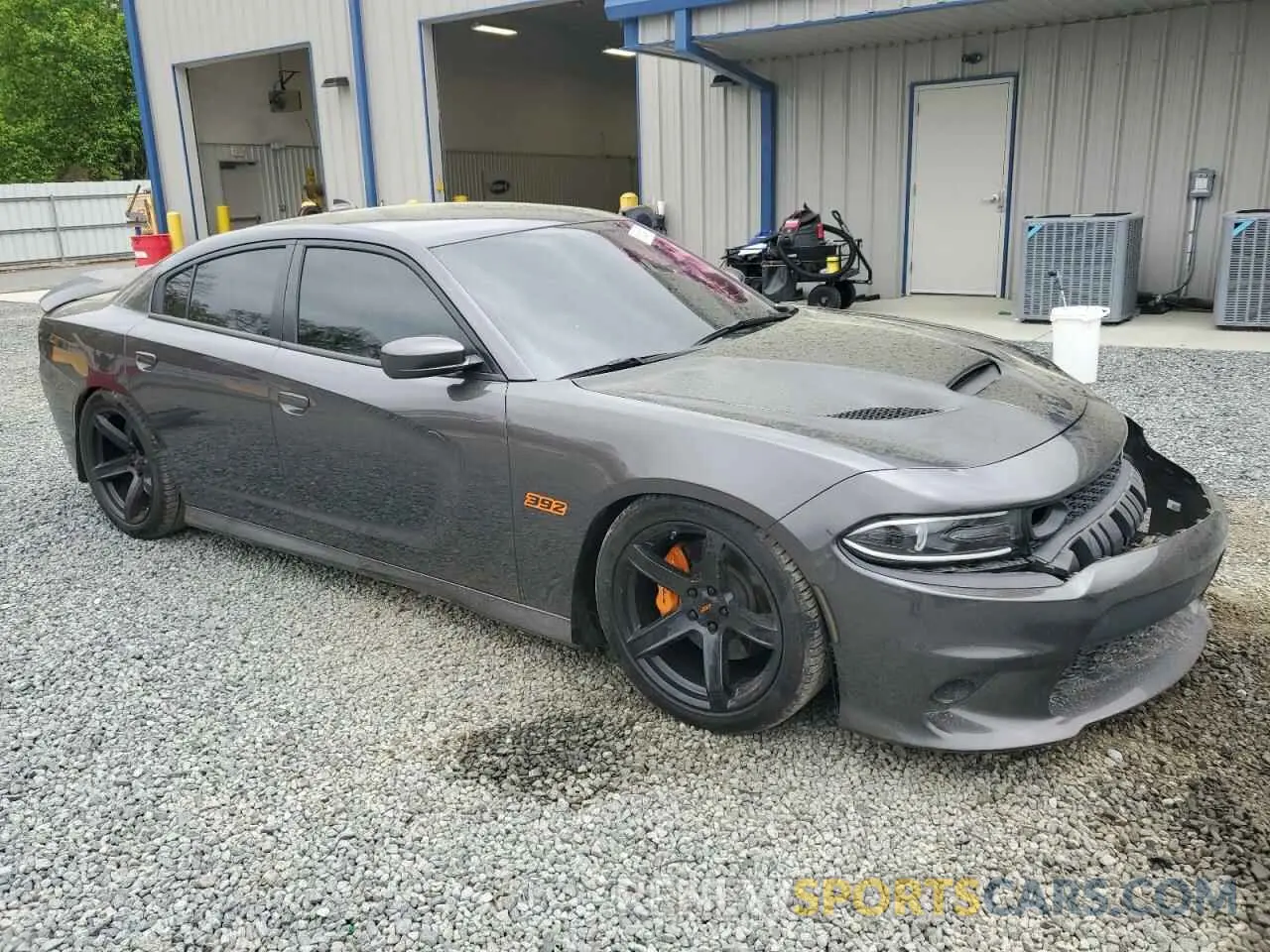 4 Photograph of a damaged car 2C3CDXGJ8LH185900 DODGE CHARGER 2020