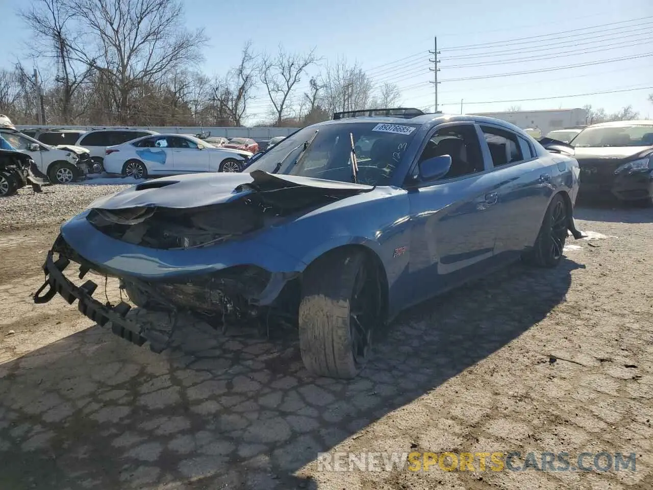 1 Photograph of a damaged car 2C3CDXGJ9LH217933 DODGE CHARGER 2020