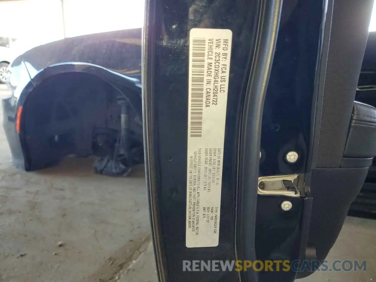 12 Фотография поврежденного автомобиля 2C3CDXHG4LH204722 DODGE CHARGER 2020