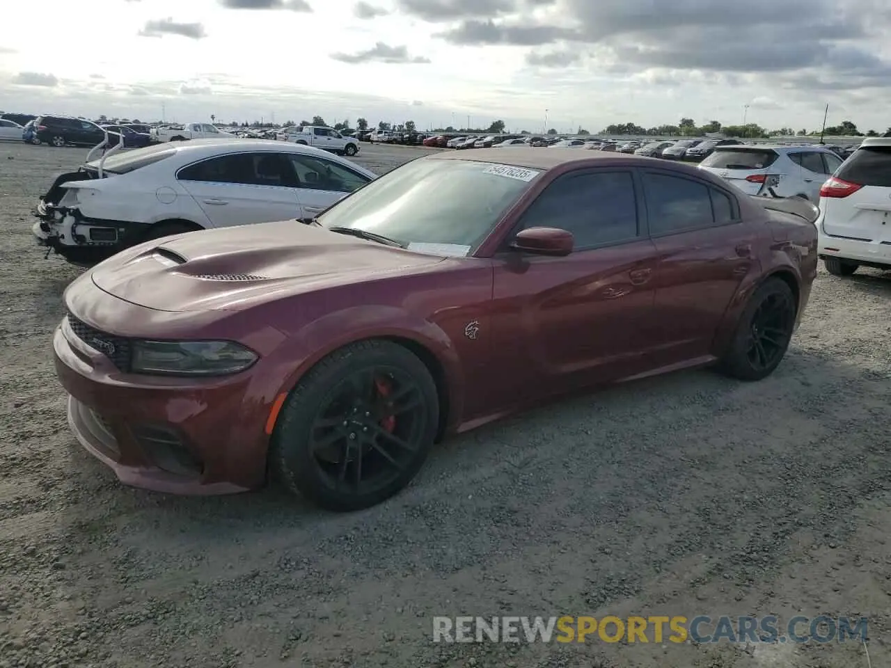 1 Photograph of a damaged car 2C3CDXL90LH182968 DODGE CHARGER 2020