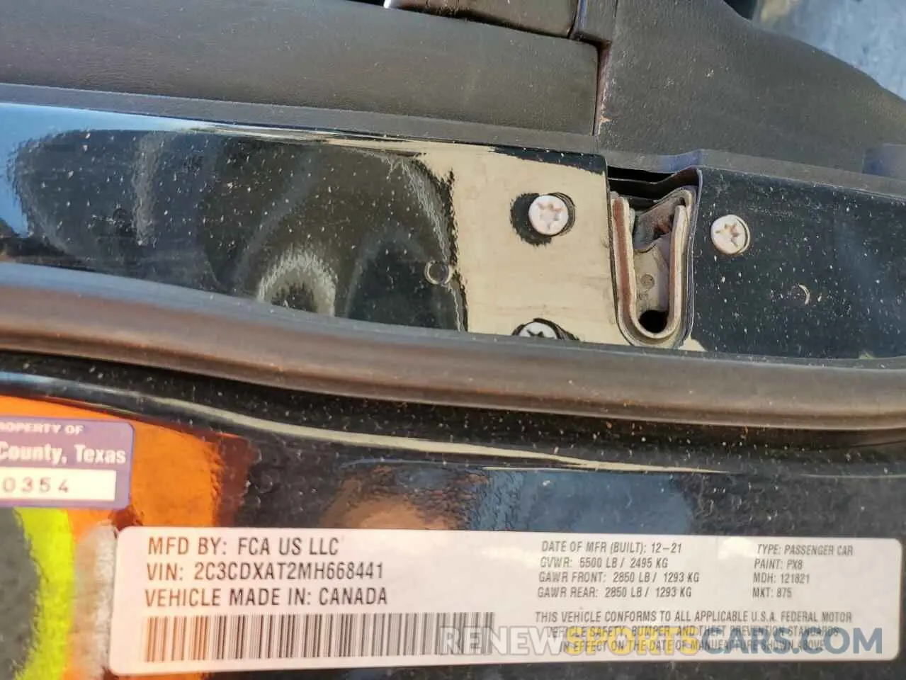13 Photograph of a damaged car 2C3CDXAT2MH668441 DODGE CHARGER 2021