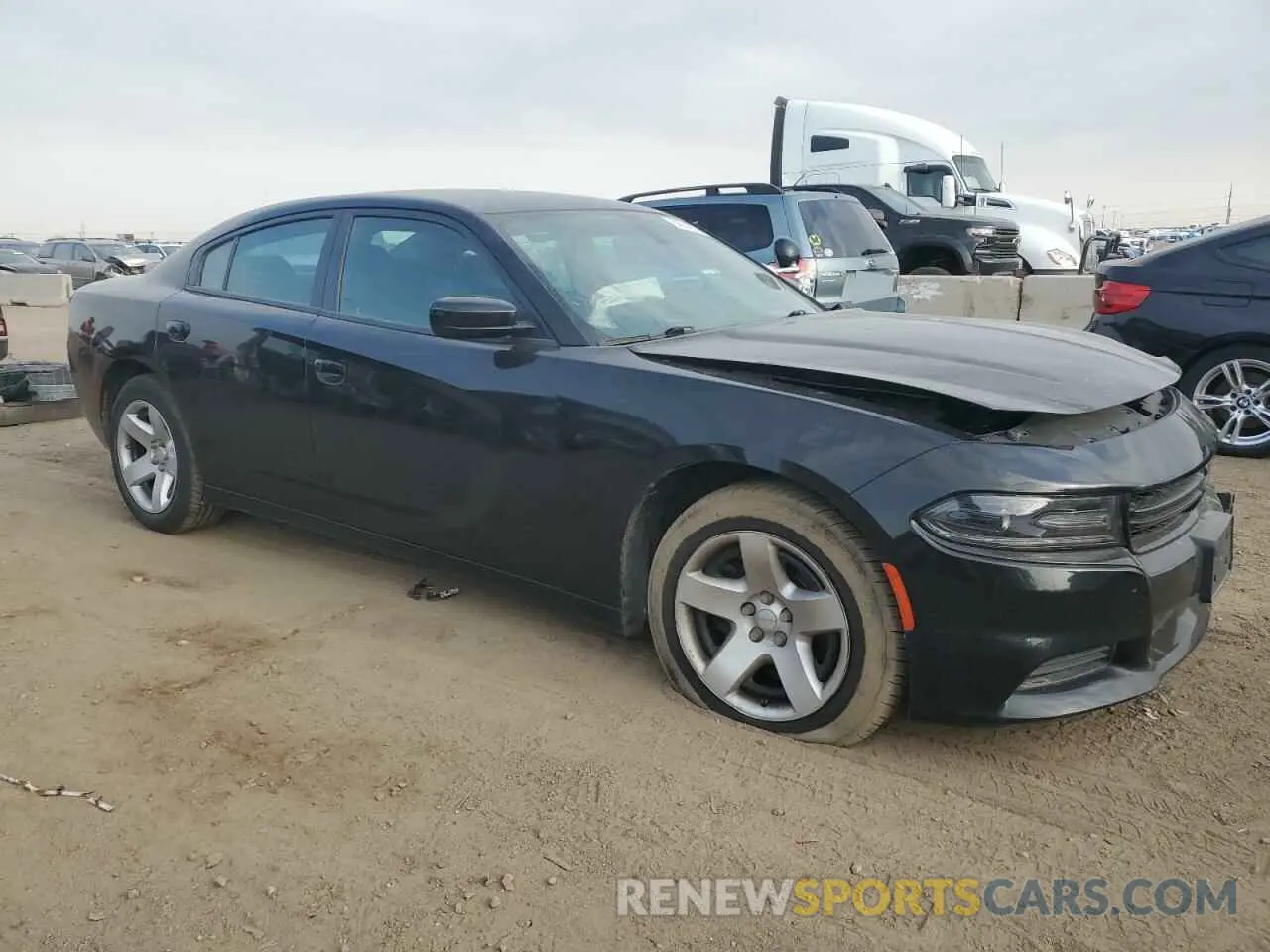 4 Photograph of a damaged car 2C3CDXAT3MH523277 DODGE CHARGER 2021