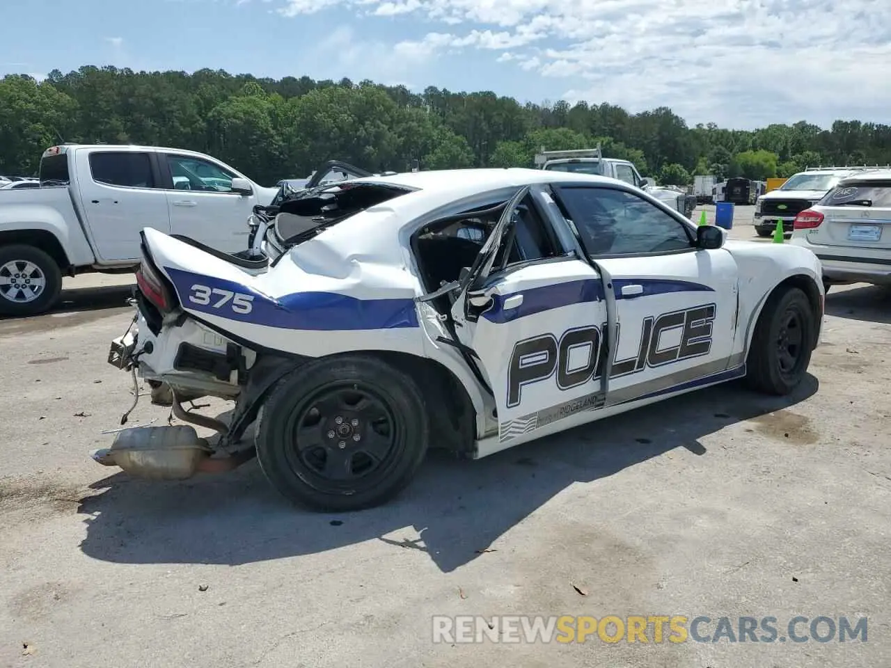 3 Photograph of a damaged car 2C3CDXAT4MH523353 DODGE CHARGER 2021