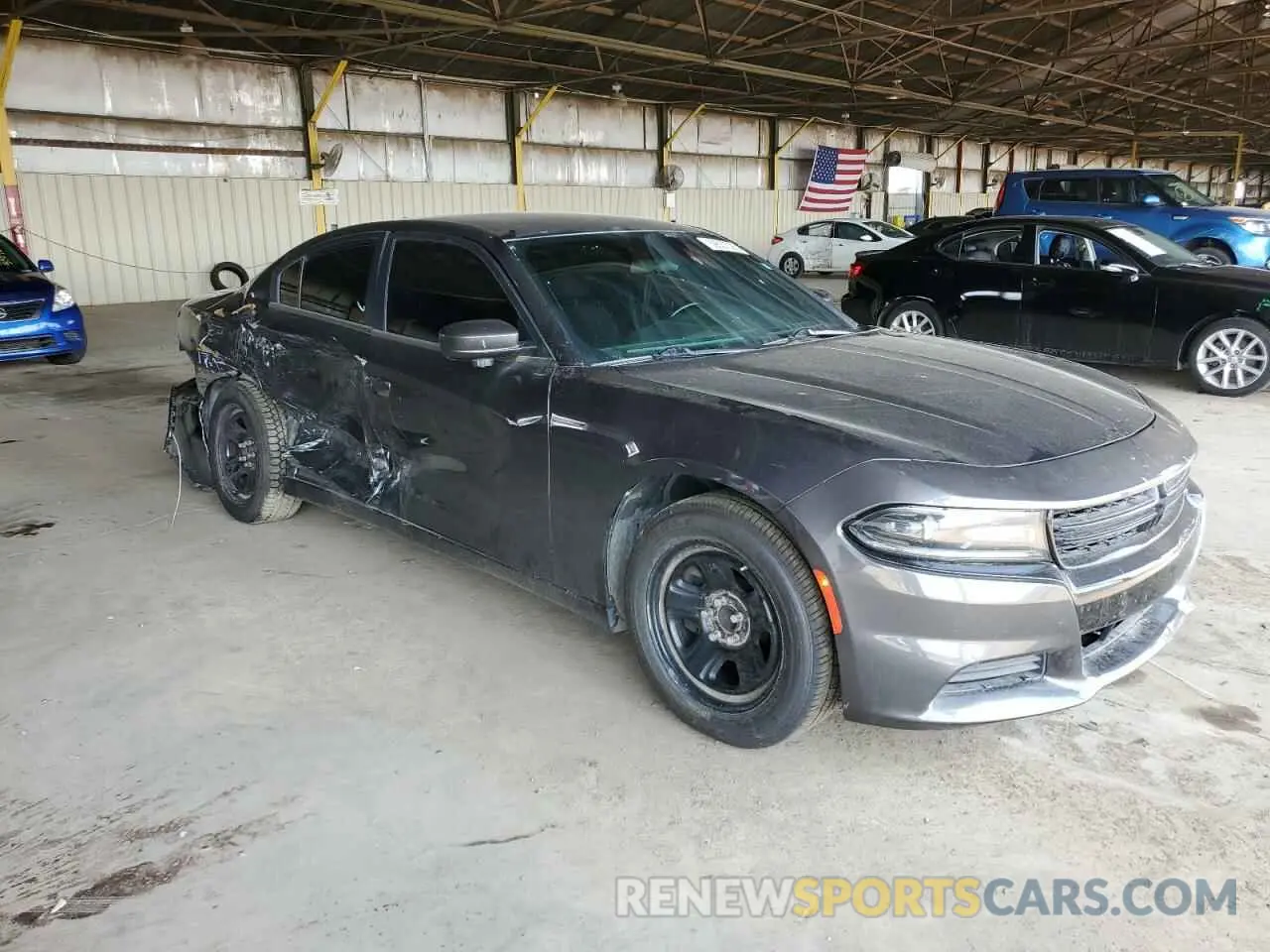 4 Фотография поврежденного автомобиля 2C3CDXAT5MH519666 DODGE CHARGER 2021