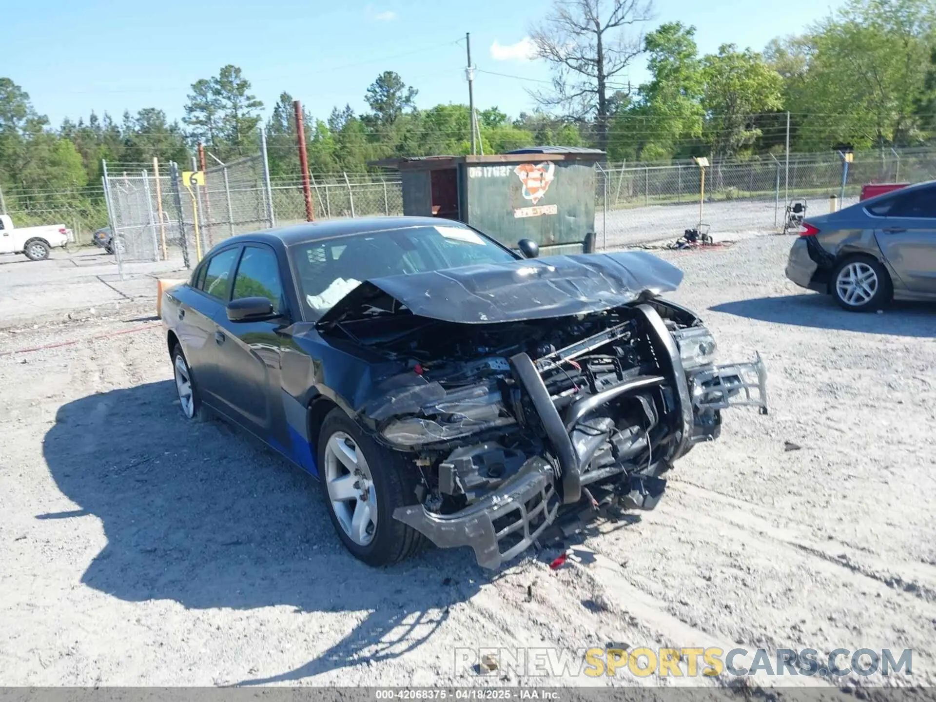 1 Photograph of a damaged car 2C3CDXAT6MH678678 DODGE CHARGER 2021