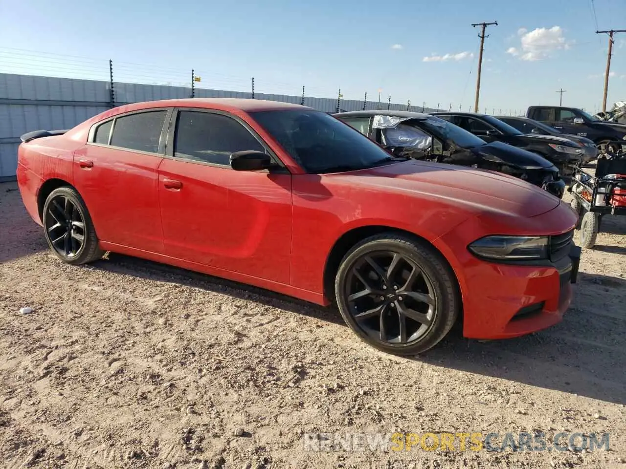 4 Фотография поврежденного автомобиля 2C3CDXBG0MH561423 DODGE CHARGER 2021