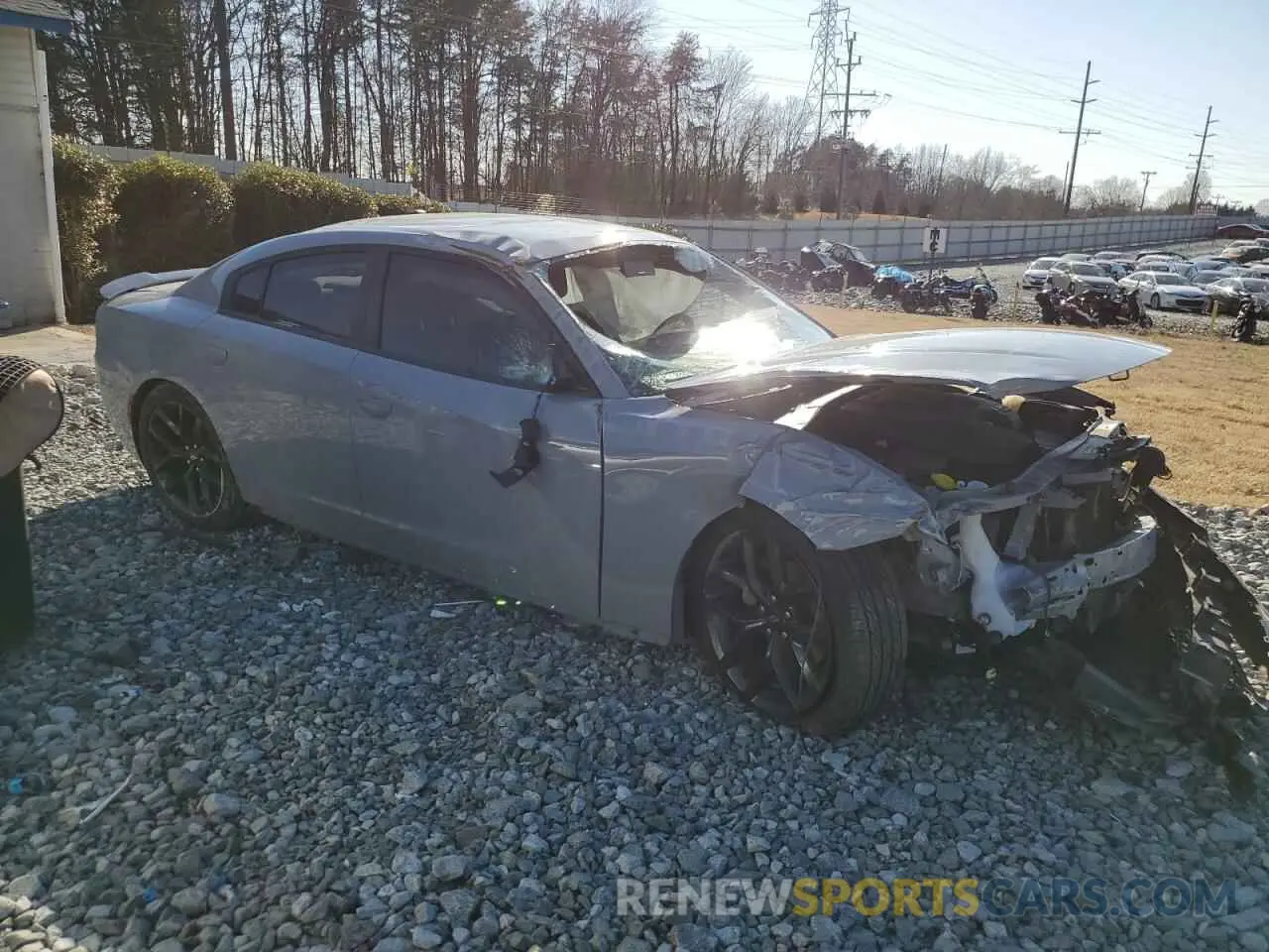 8 Photograph of a damaged car 2C3CDXBG0MH682579 DODGE CHARGER 2021