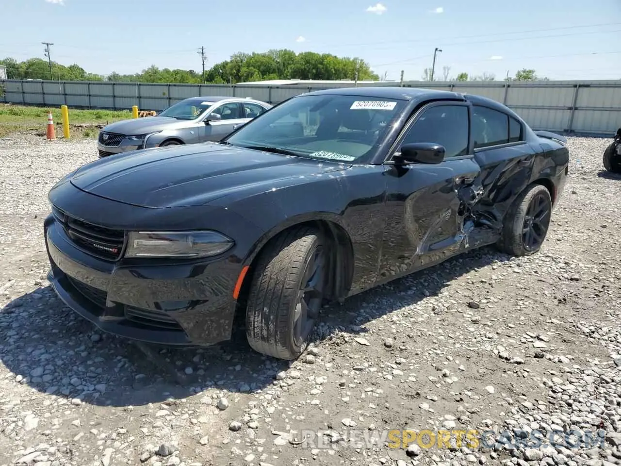 1 Фотография поврежденного автомобиля 2C3CDXBG1MH629180 DODGE CHARGER 2021