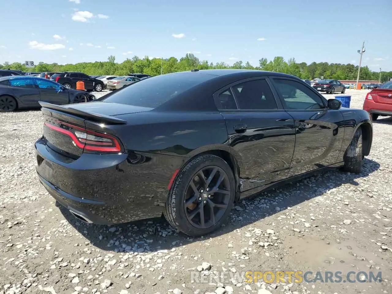 3 Фотография поврежденного автомобиля 2C3CDXBG1MH629180 DODGE CHARGER 2021