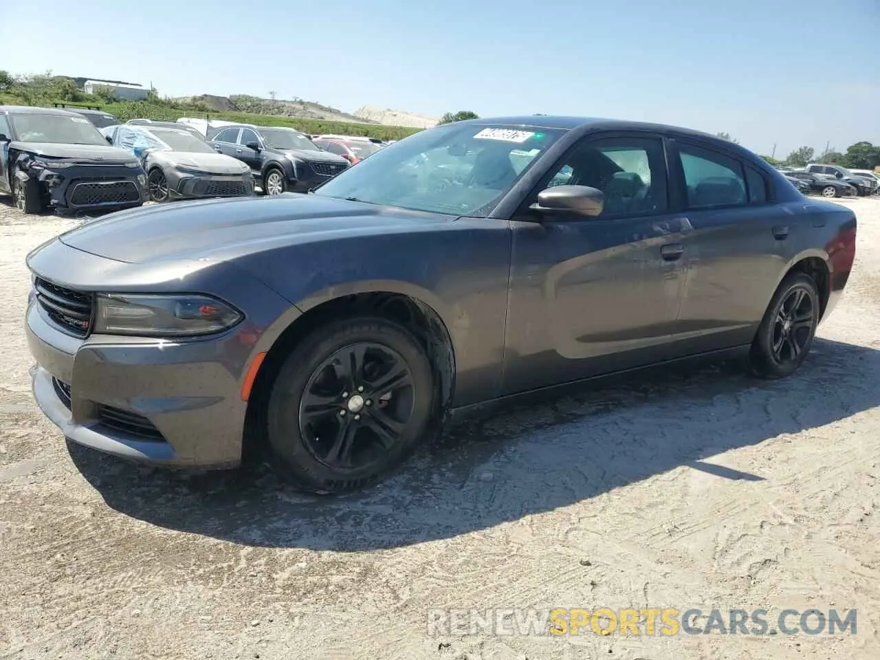 1 Photograph of a damaged car 2C3CDXBG1MH632452 DODGE CHARGER 2021