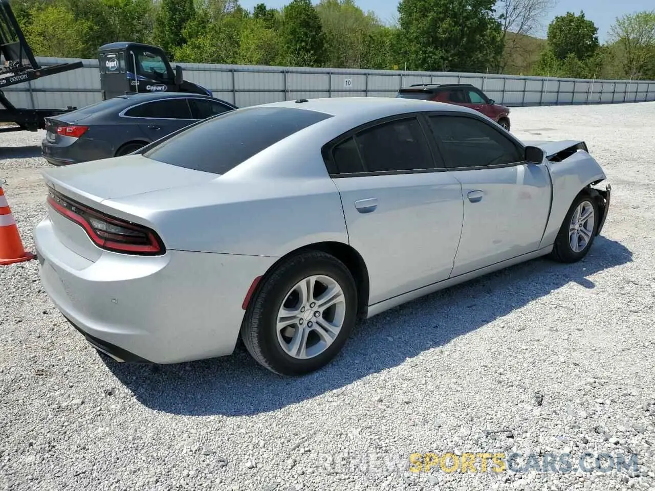 3 Photograph of a damaged car 2C3CDXBG3MH519439 DODGE CHARGER 2021