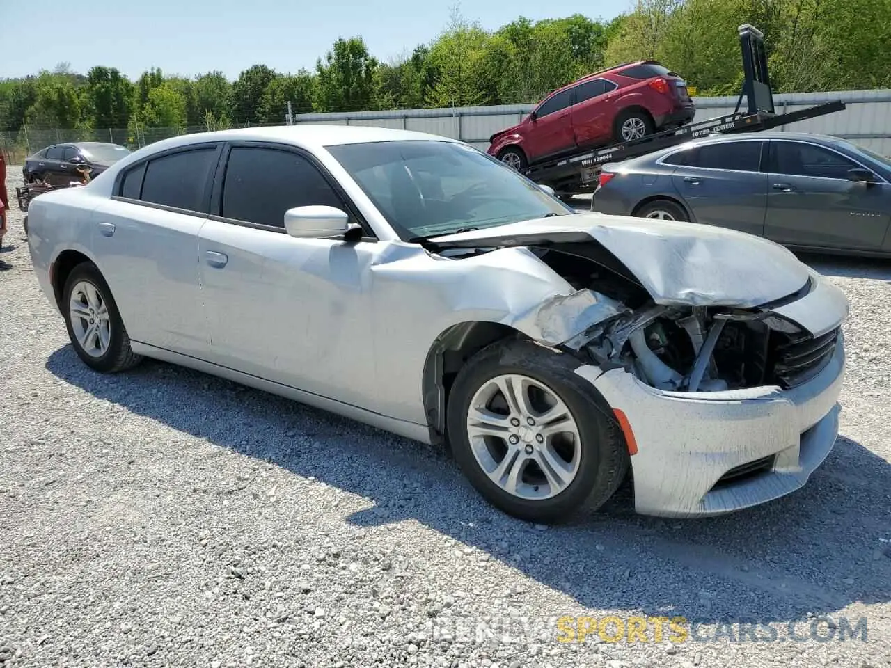 4 Photograph of a damaged car 2C3CDXBG3MH519439 DODGE CHARGER 2021