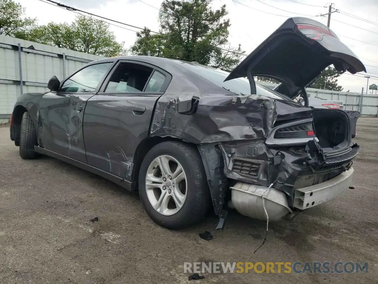 2 Photograph of a damaged car 2C3CDXBG3MH580869 DODGE CHARGER 2021