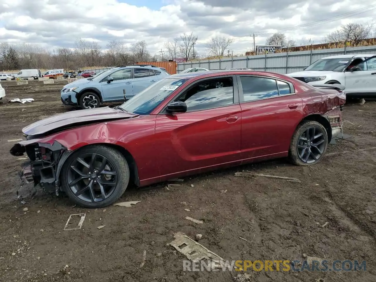 1 Фотография поврежденного автомобиля 2C3CDXBG3MH612042 DODGE CHARGER 2021