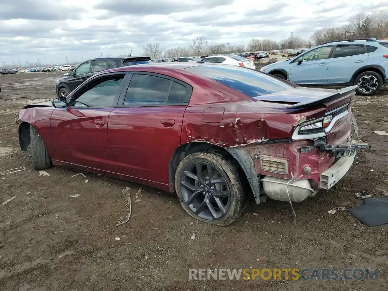 2 Фотография поврежденного автомобиля 2C3CDXBG3MH612042 DODGE CHARGER 2021