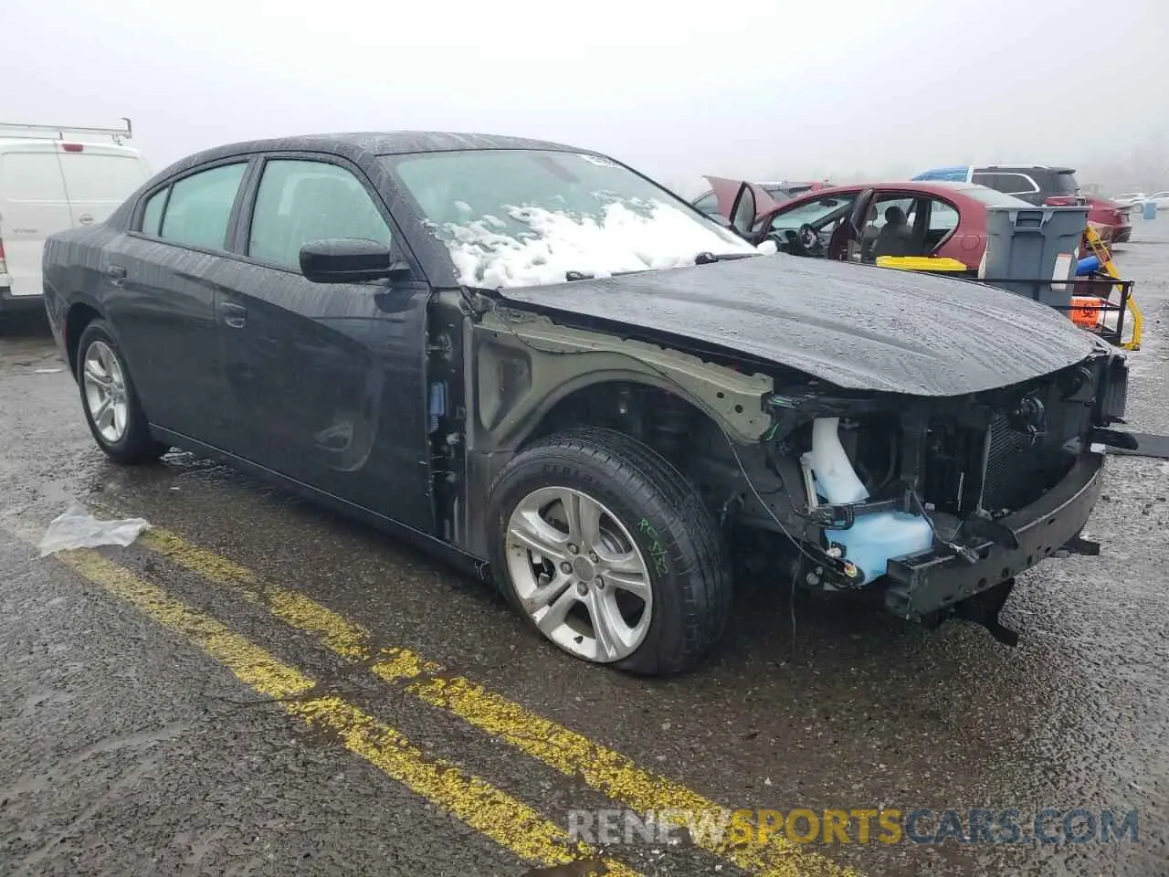 4 Photograph of a damaged car 2C3CDXBG3MH632369 DODGE CHARGER 2021
