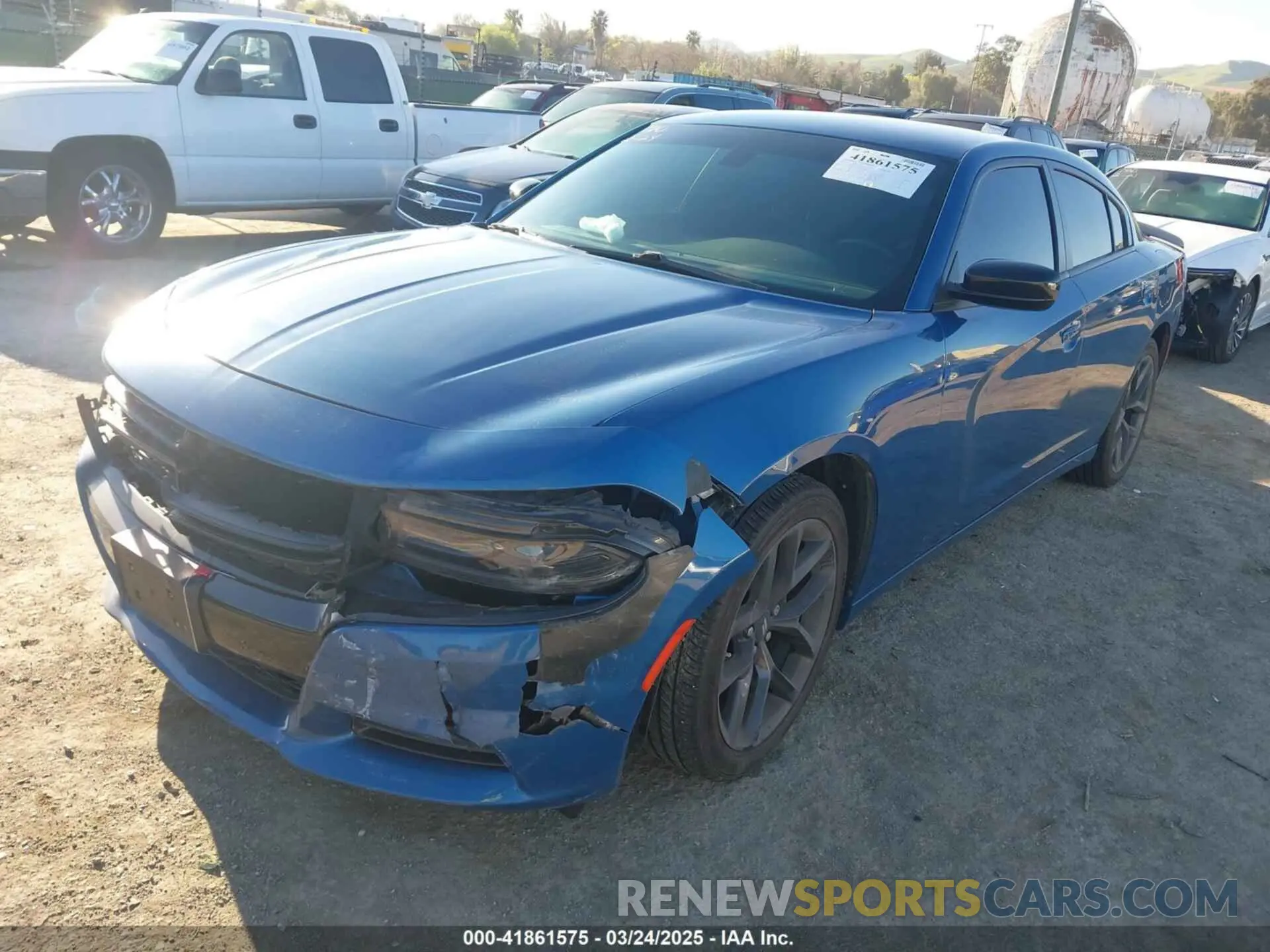 2 Фотография поврежденного автомобиля 2C3CDXBG3MH679532 DODGE CHARGER 2021