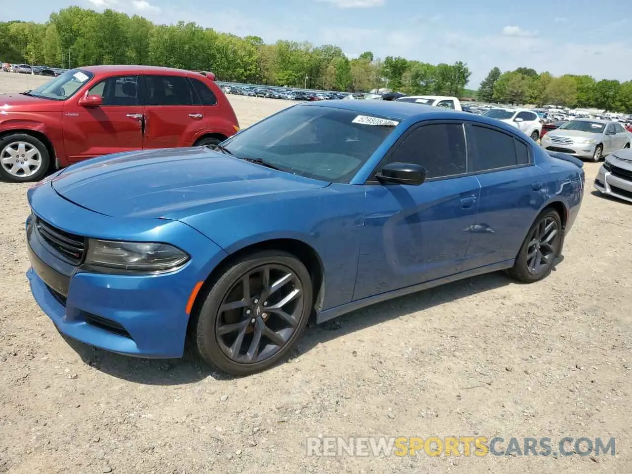 1 Photograph of a damaged car 2C3CDXBG4MH561781 DODGE CHARGER 2021