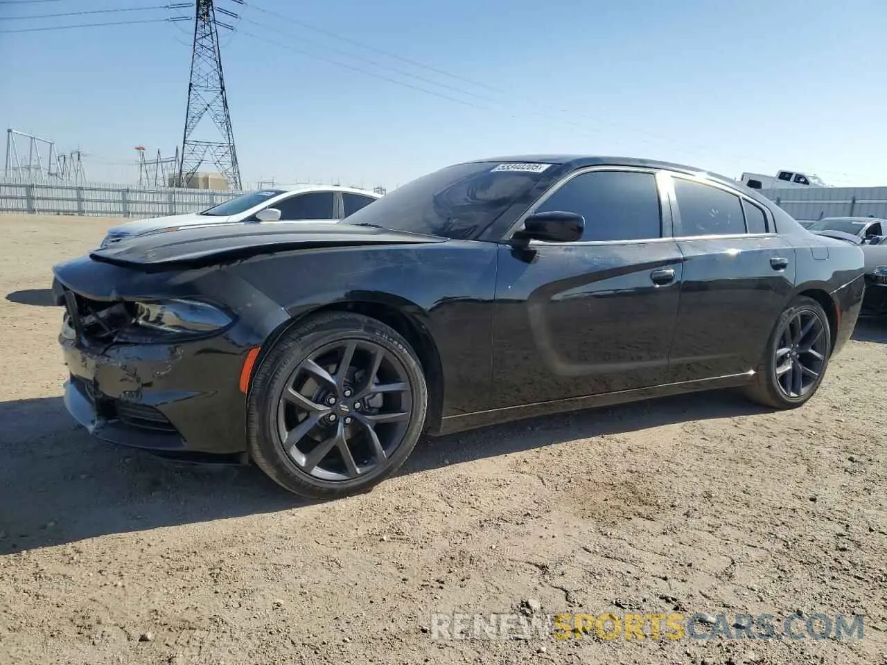 1 Photograph of a damaged car 2C3CDXBG4MH607951 DODGE CHARGER 2021