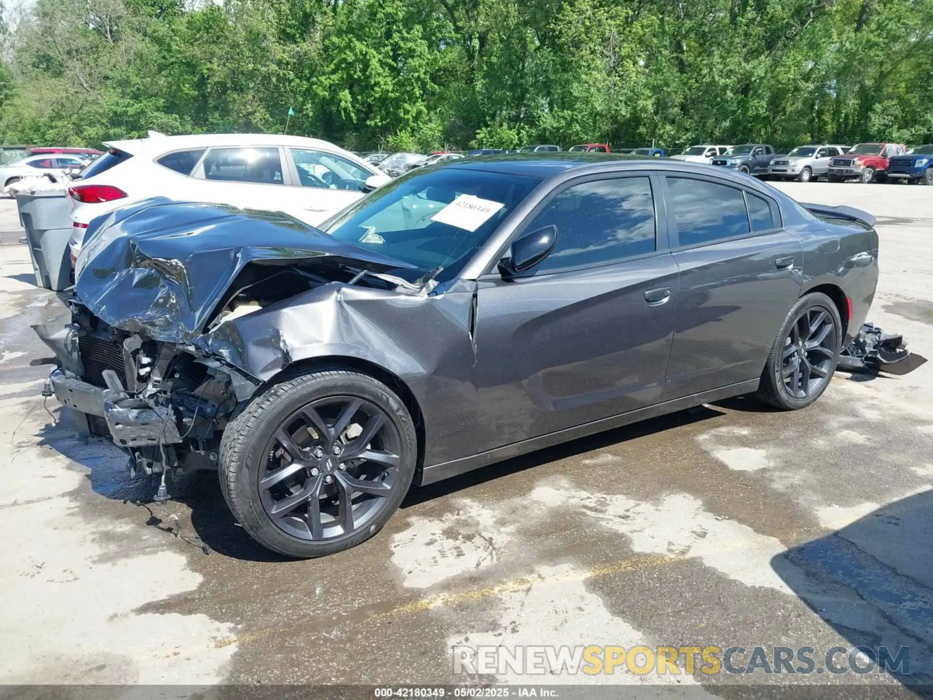 2 Photograph of a damaged car 2C3CDXBG4MH625396 DODGE CHARGER 2021