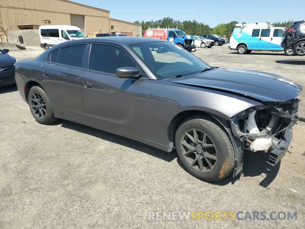 4 Photograph of a damaged car 2C3CDXBG5MH535092 DODGE CHARGER 2021