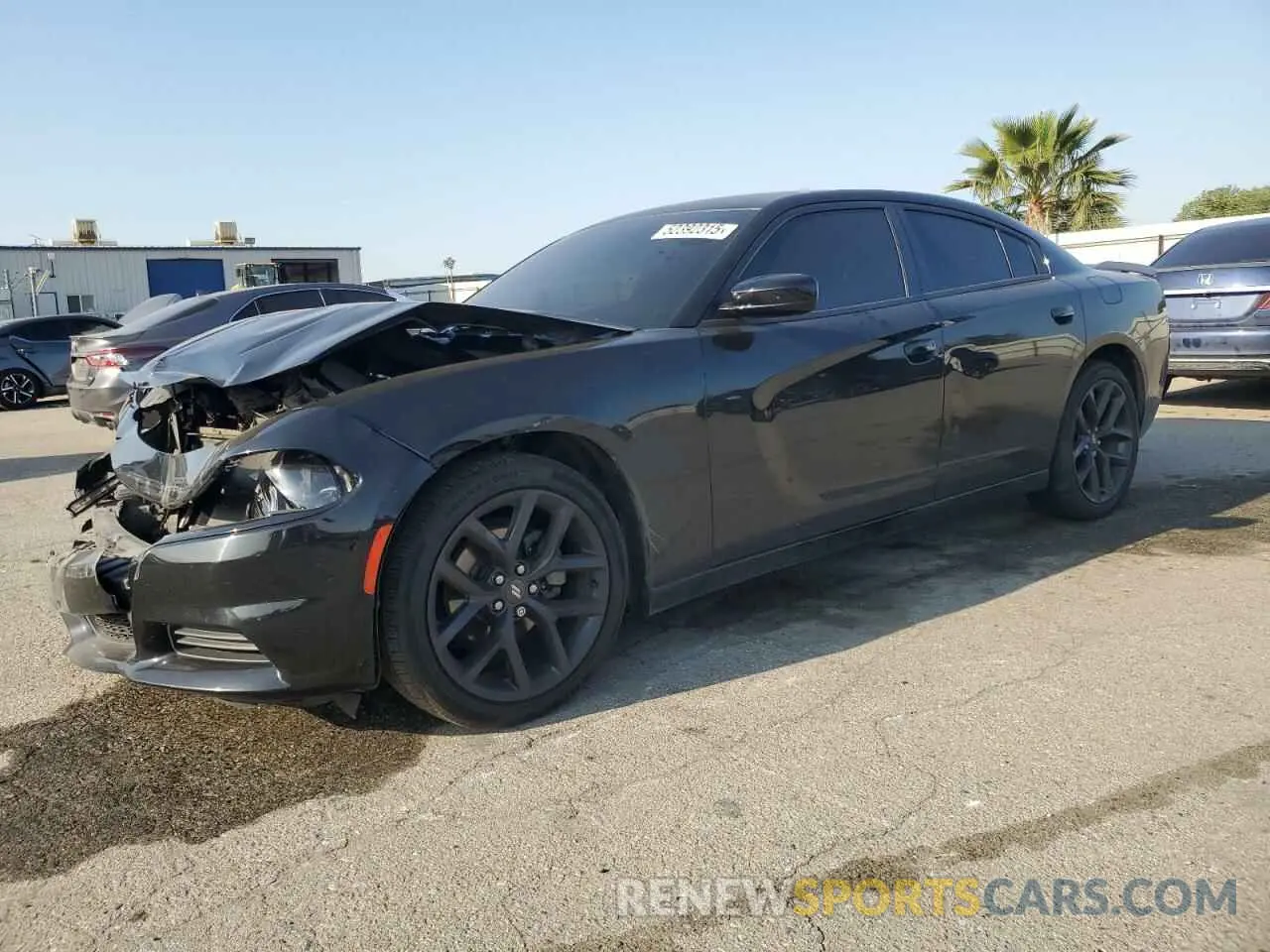 1 Photograph of a damaged car 2C3CDXBG5MH617078 DODGE CHARGER 2021