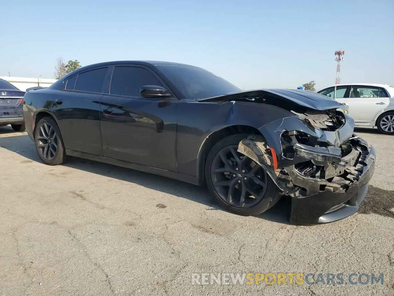 4 Photograph of a damaged car 2C3CDXBG5MH617078 DODGE CHARGER 2021