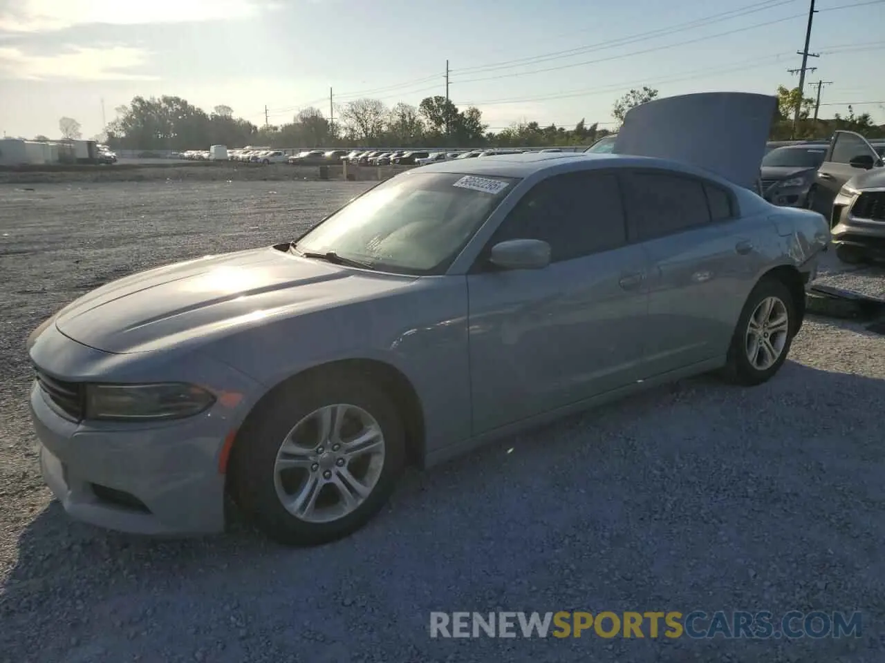 1 Photograph of a damaged car 2C3CDXBG6MH518284 DODGE CHARGER 2021