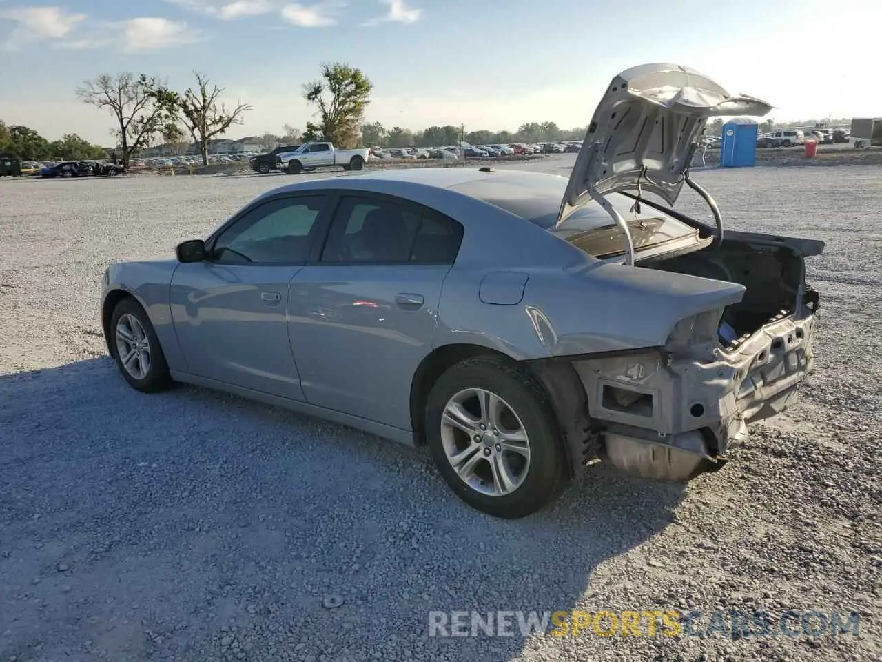 2 Photograph of a damaged car 2C3CDXBG6MH518284 DODGE CHARGER 2021