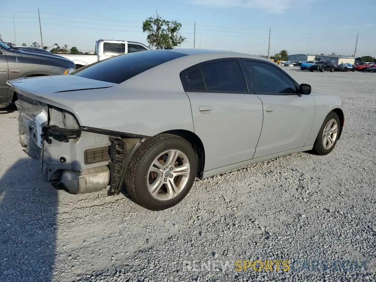 3 Photograph of a damaged car 2C3CDXBG6MH518284 DODGE CHARGER 2021