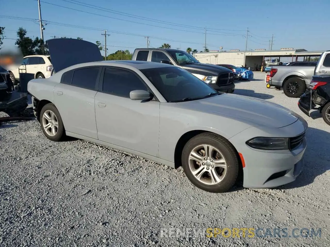 4 Photograph of a damaged car 2C3CDXBG6MH518284 DODGE CHARGER 2021