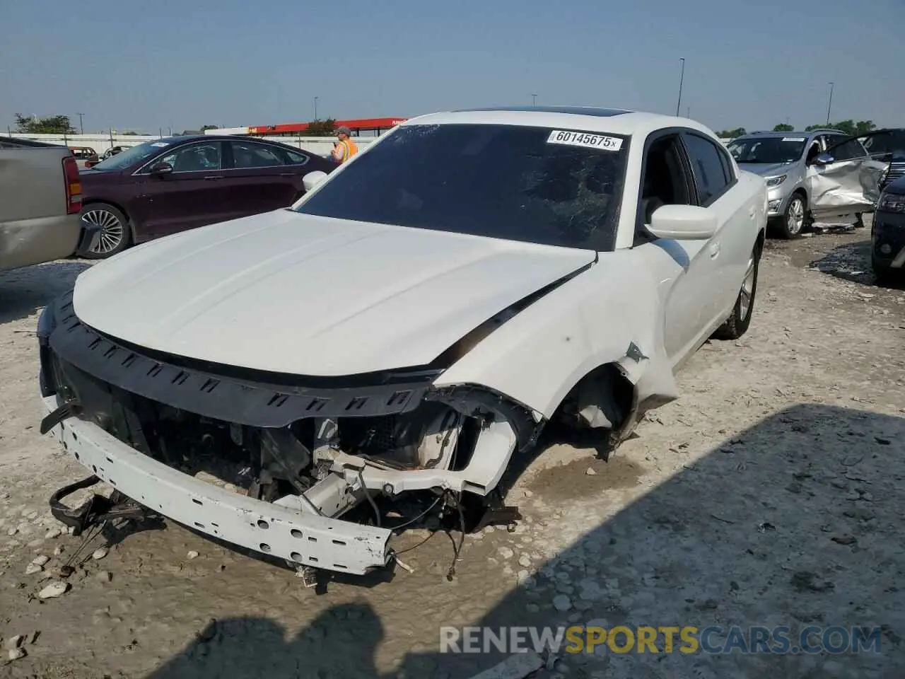 1 Photograph of a damaged car 2C3CDXBG6MH548076 DODGE CHARGER 2021