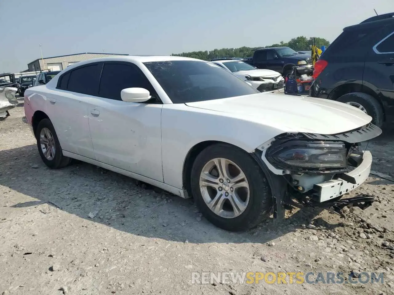 4 Photograph of a damaged car 2C3CDXBG6MH548076 DODGE CHARGER 2021
