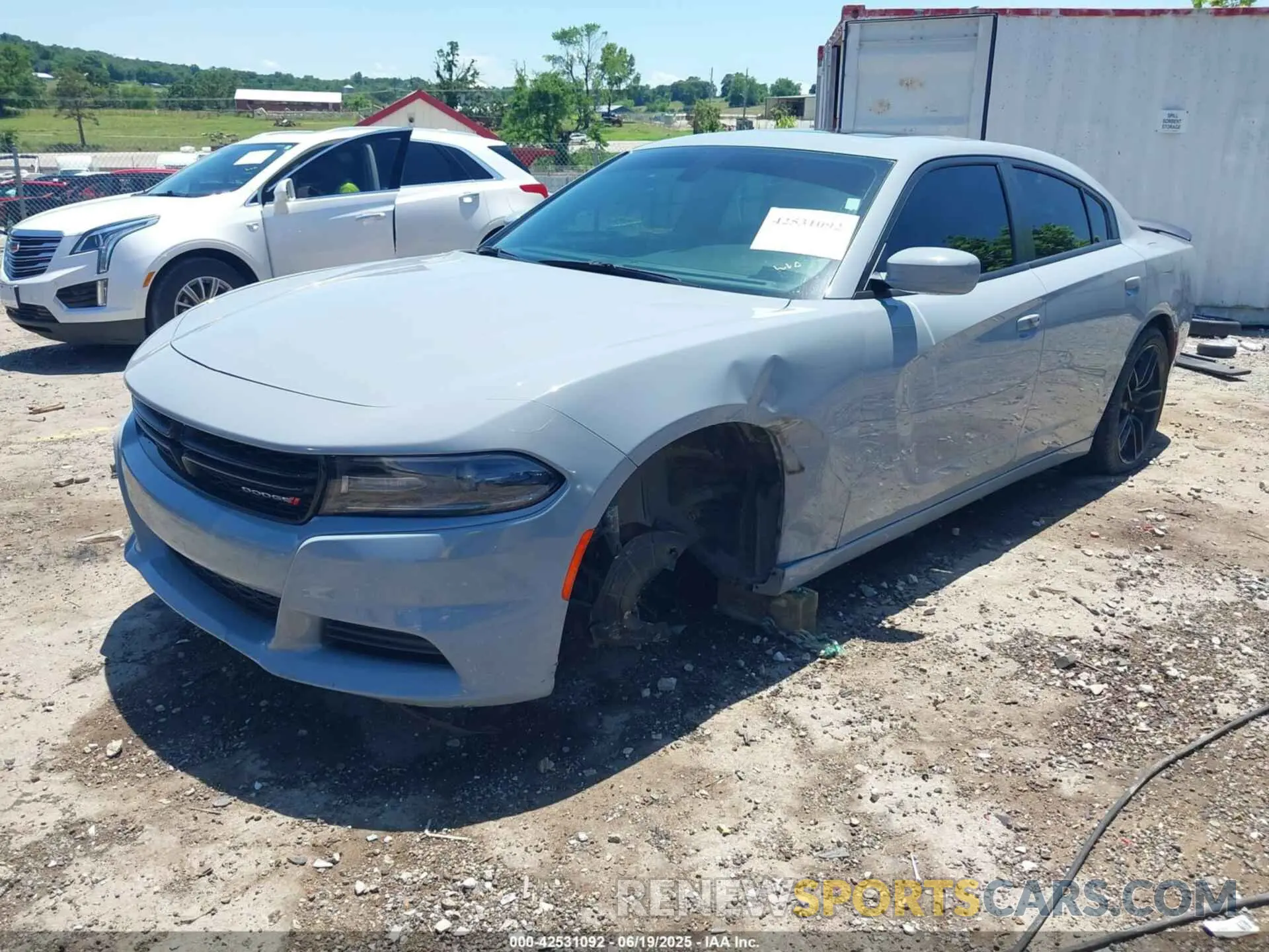 2 Photograph of a damaged car 2C3CDXBG9MH548167 DODGE CHARGER 2021