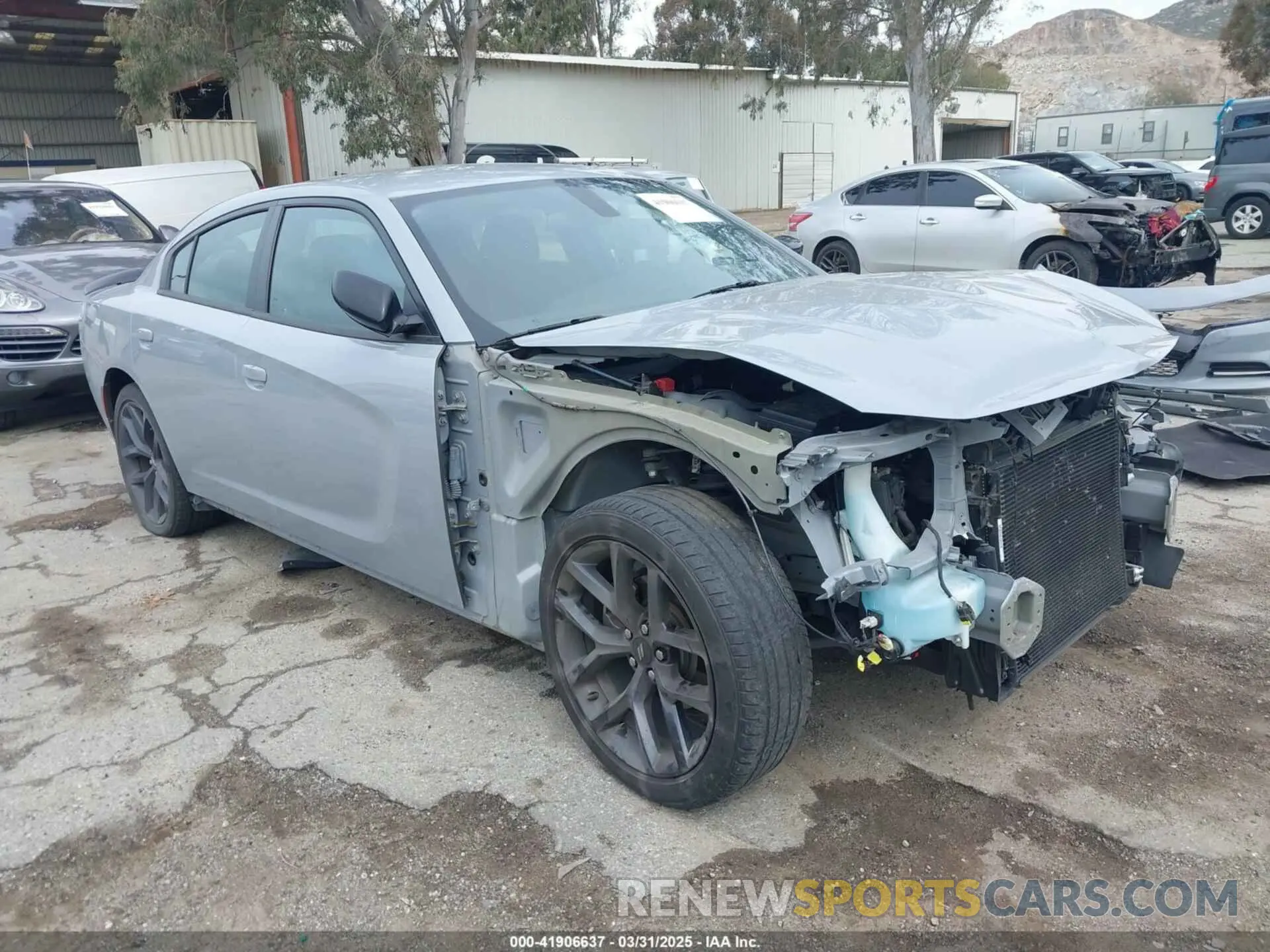 1 Photograph of a damaged car 2C3CDXBG9MH644526 DODGE CHARGER 2021