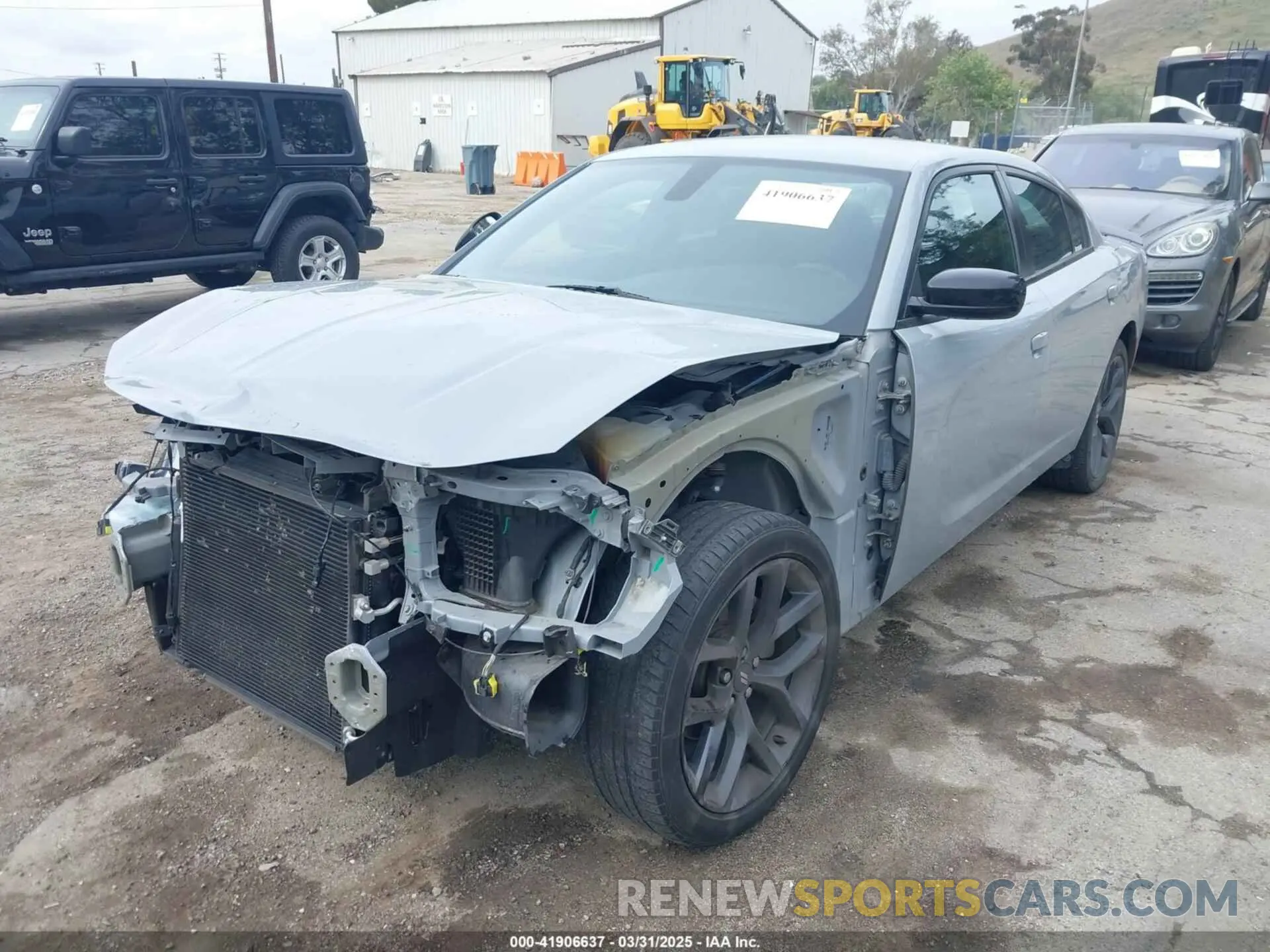 2 Photograph of a damaged car 2C3CDXBG9MH644526 DODGE CHARGER 2021