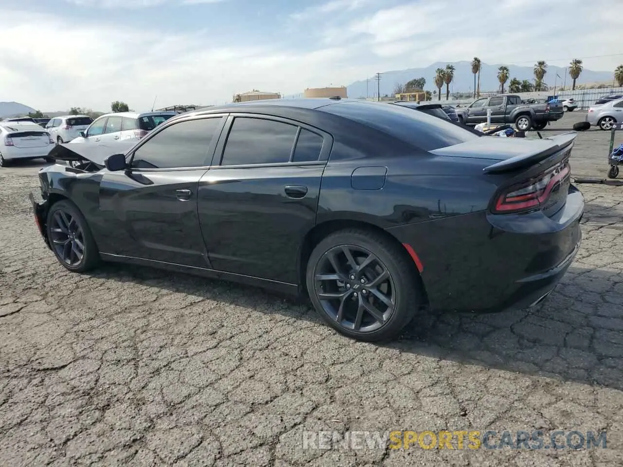 2 Photograph of a damaged car 2C3CDXBG9MH682354 DODGE CHARGER 2021