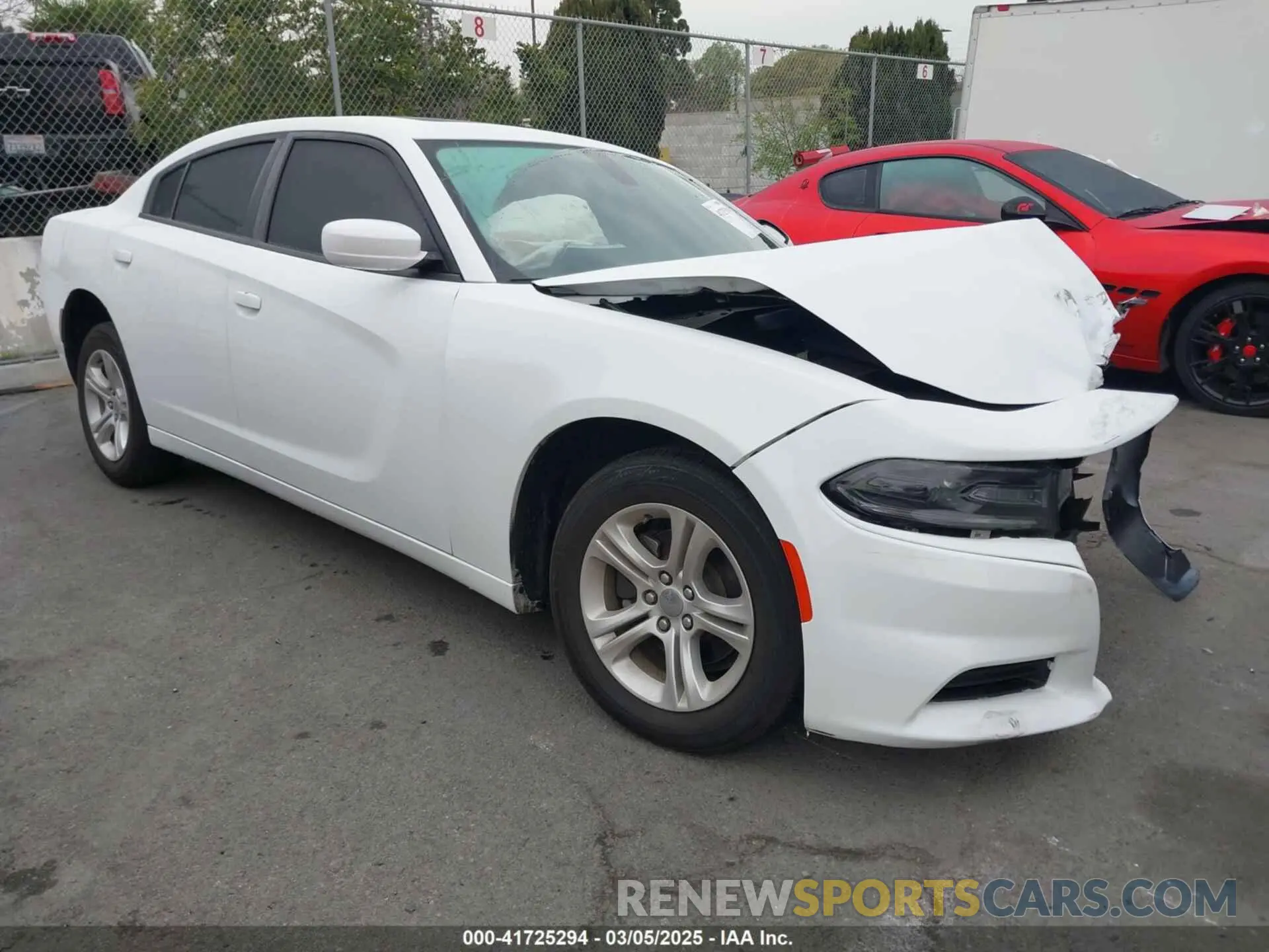 1 Photograph of a damaged car 2C3CDXBGXMH514870 DODGE CHARGER 2021