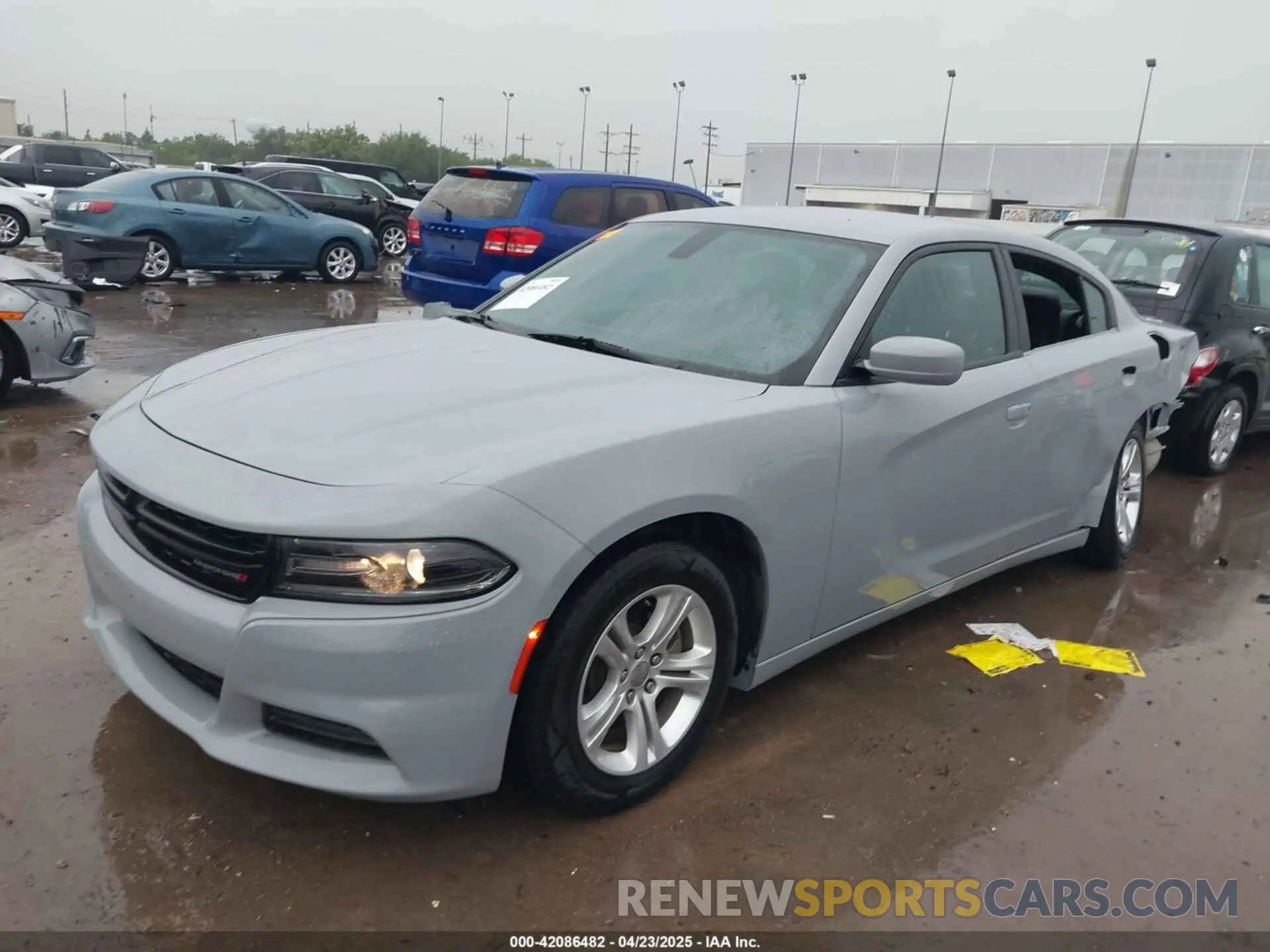 2 Photograph of a damaged car 2C3CDXBGXMH632322 DODGE CHARGER 2021