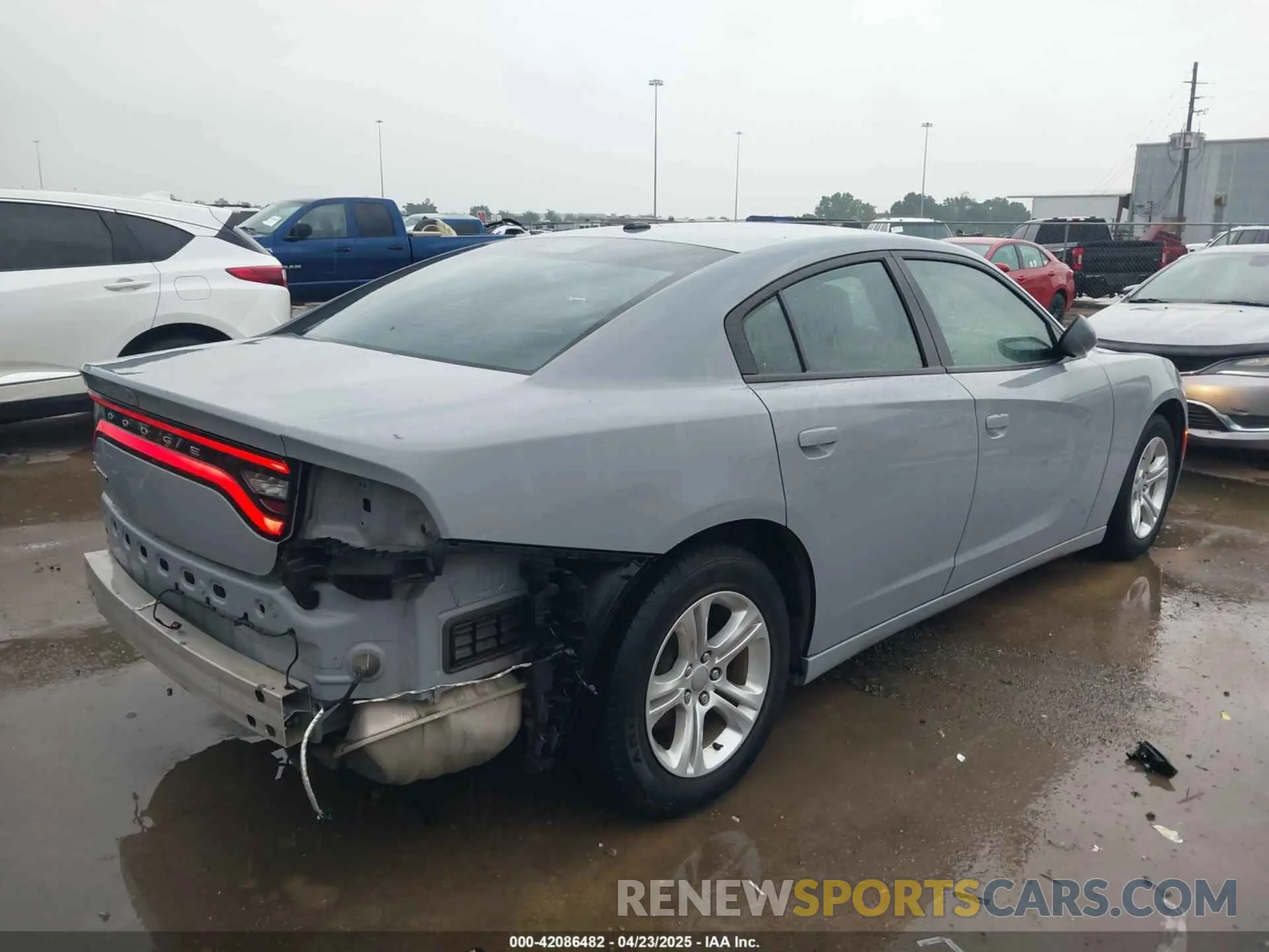 4 Photograph of a damaged car 2C3CDXBGXMH632322 DODGE CHARGER 2021