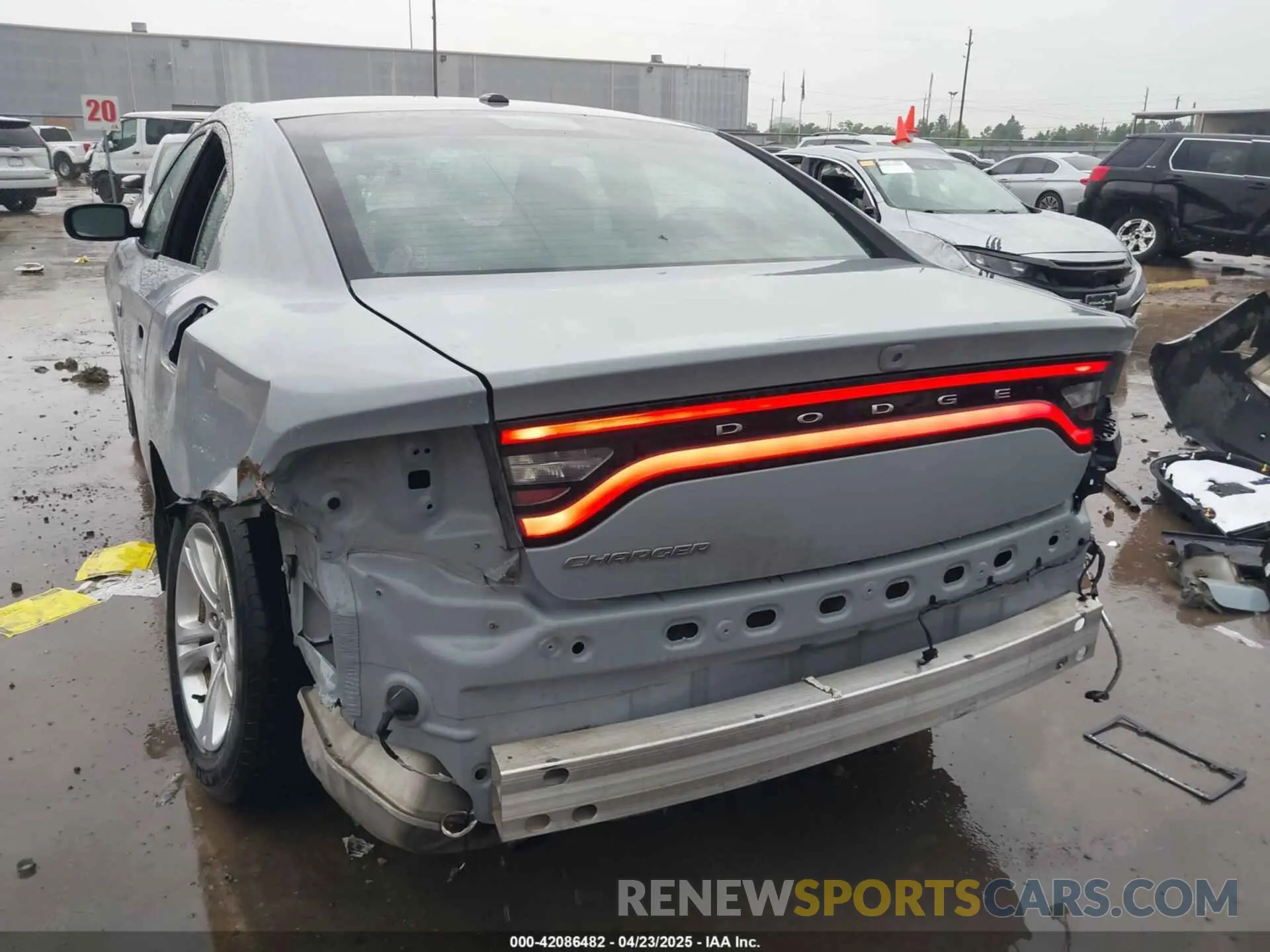 6 Photograph of a damaged car 2C3CDXBGXMH632322 DODGE CHARGER 2021