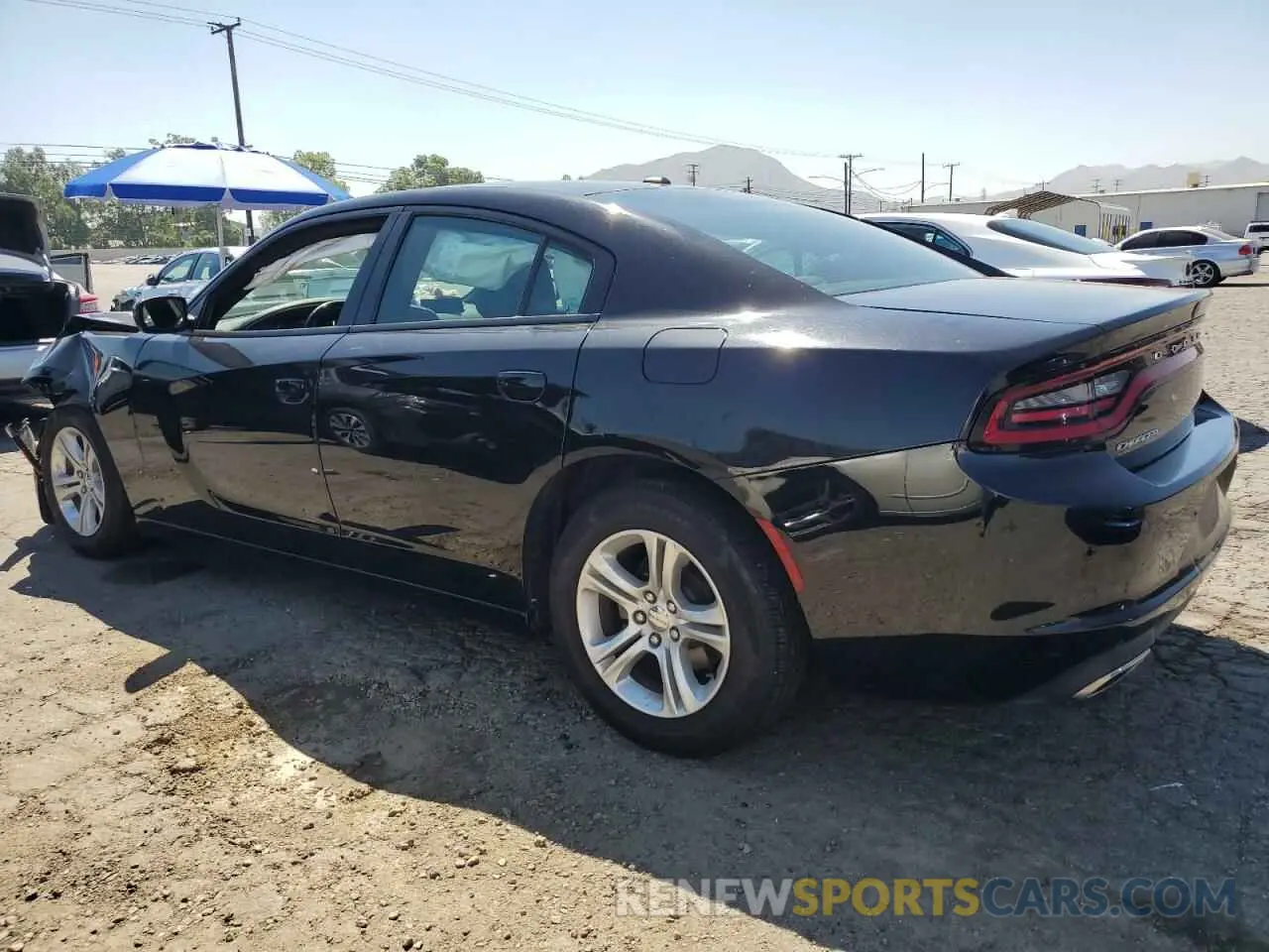 2 Photograph of a damaged car 2C3CDXBGXMH639321 DODGE CHARGER 2021