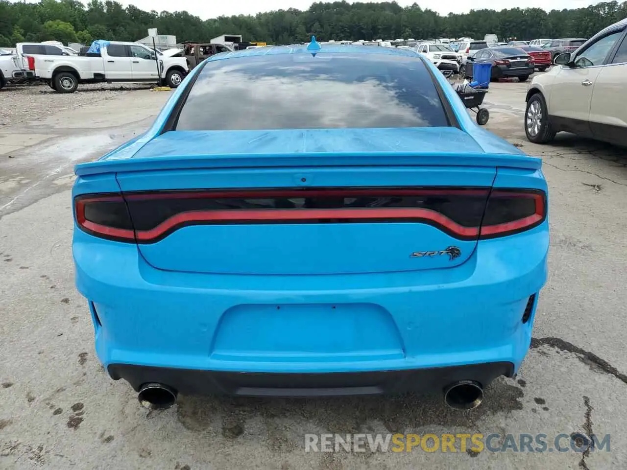 6 Photograph of a damaged car 2C3CDXBGXXH673272 DODGE CHARGER 2021