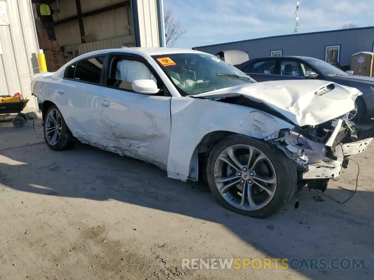 4 Photograph of a damaged car 2C3CDXCT0MH524934 DODGE CHARGER 2021