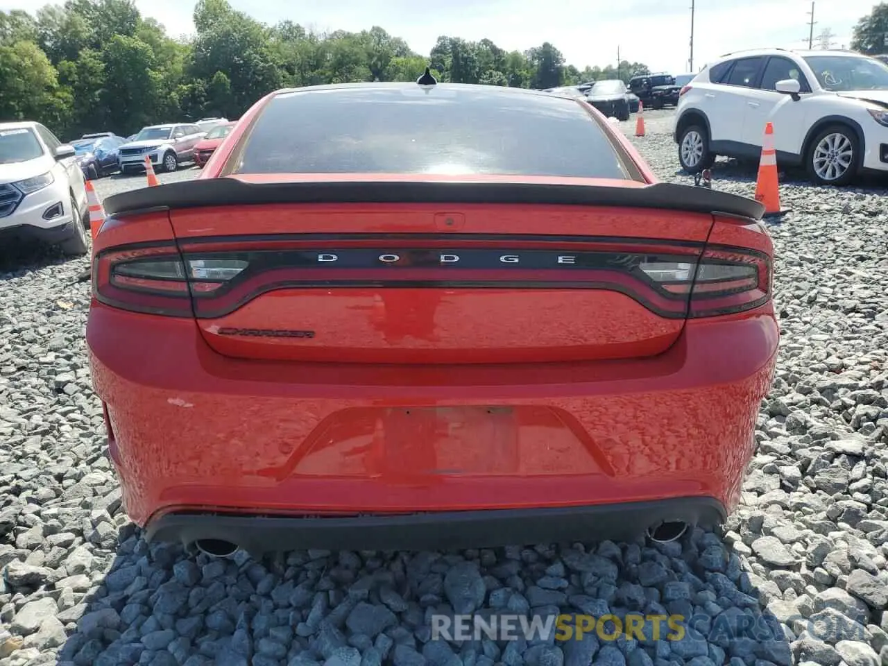 6 Photograph of a damaged car 2C3CDXCT0MH553169 DODGE CHARGER 2021