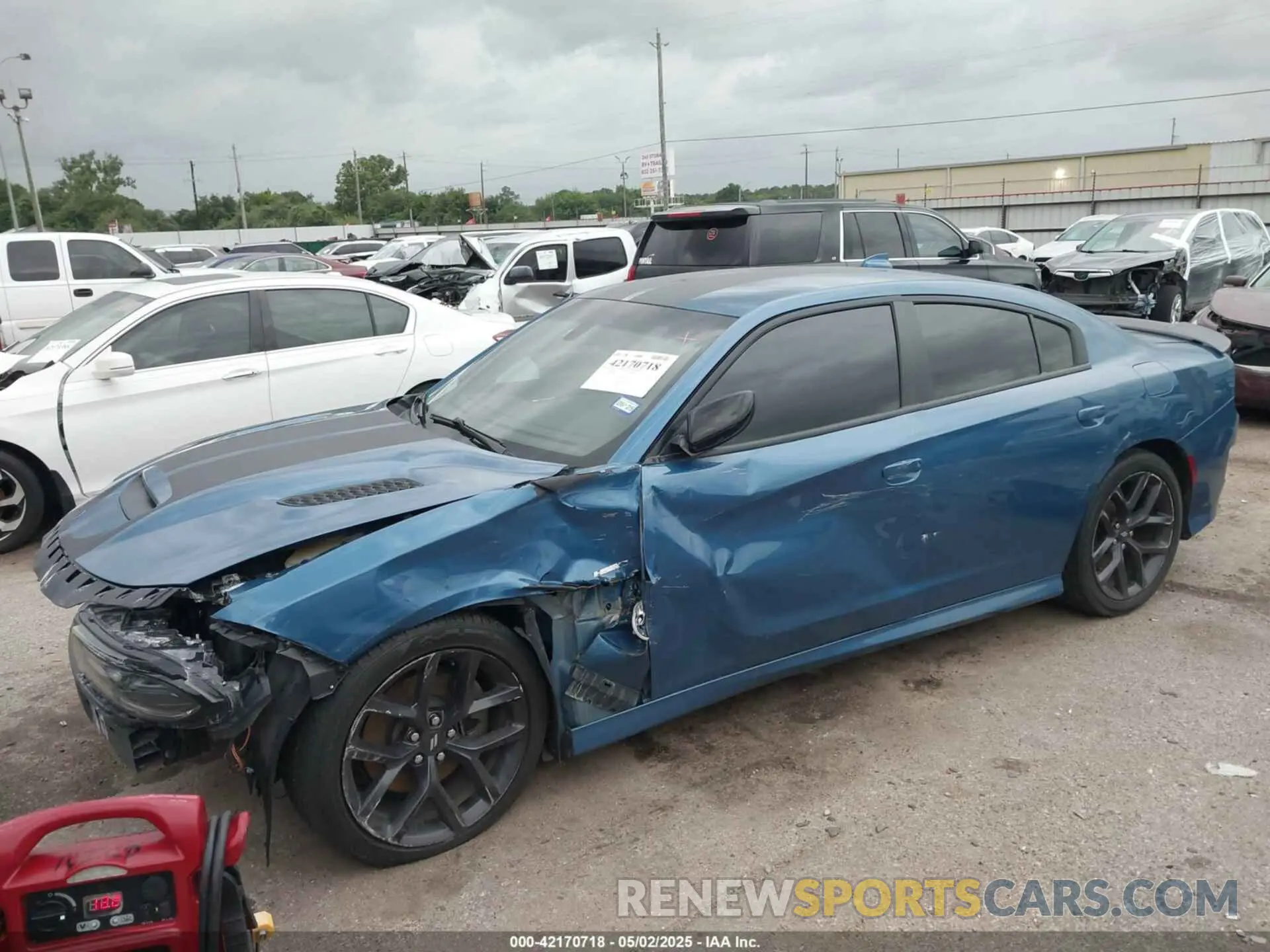 2 Photograph of a damaged car 2C3CDXCT0MH561885 DODGE CHARGER 2021