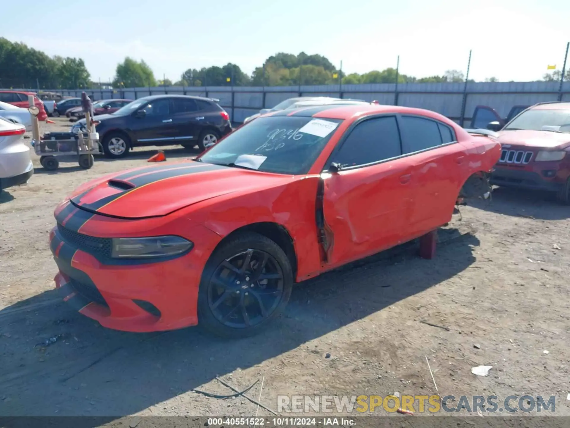 2 Фотография поврежденного автомобиля 2C3CDXCT0MH575351 DODGE CHARGER 2021
