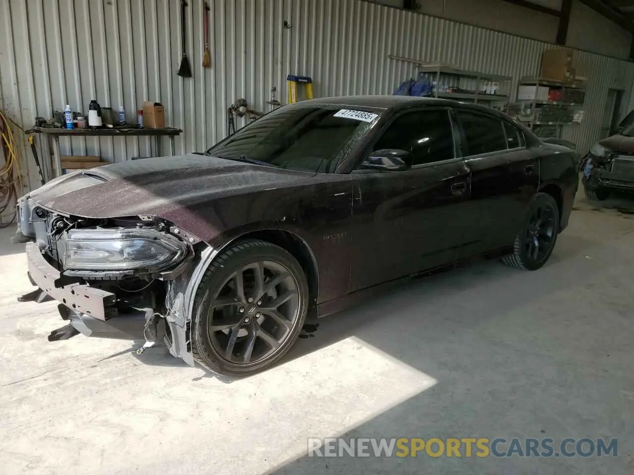 1 Photograph of a damaged car 2C3CDXCT0MH668760 DODGE CHARGER 2021