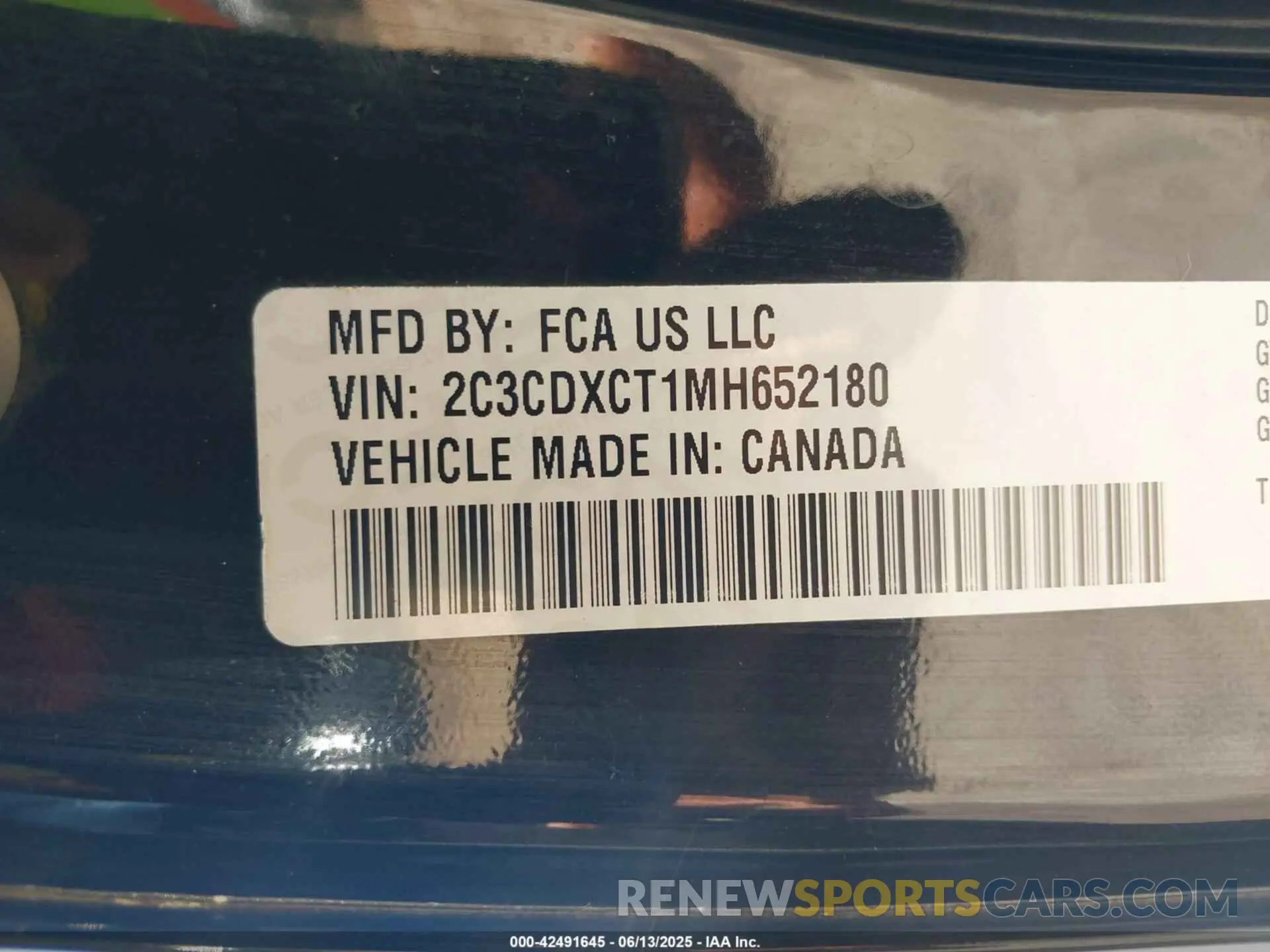 9 Photograph of a damaged car 2C3CDXCT1MH652180 DODGE CHARGER 2021