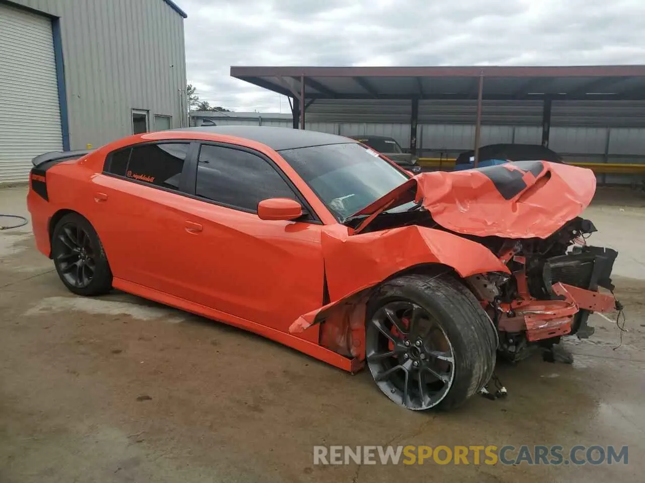4 Фотография поврежденного автомобиля 2C3CDXCT1MH652986 DODGE CHARGER 2021